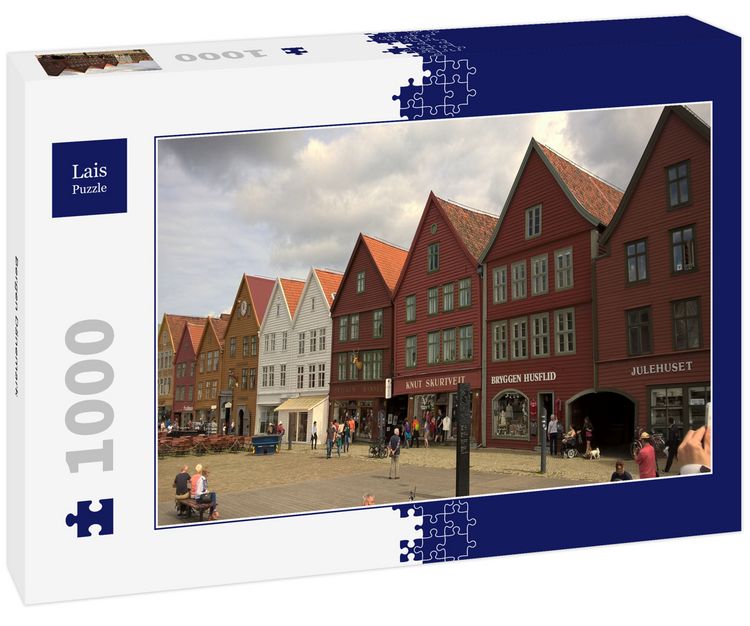 Produktbild: Lais Puzzle Bergen D&auml;nemark 1000 Teile