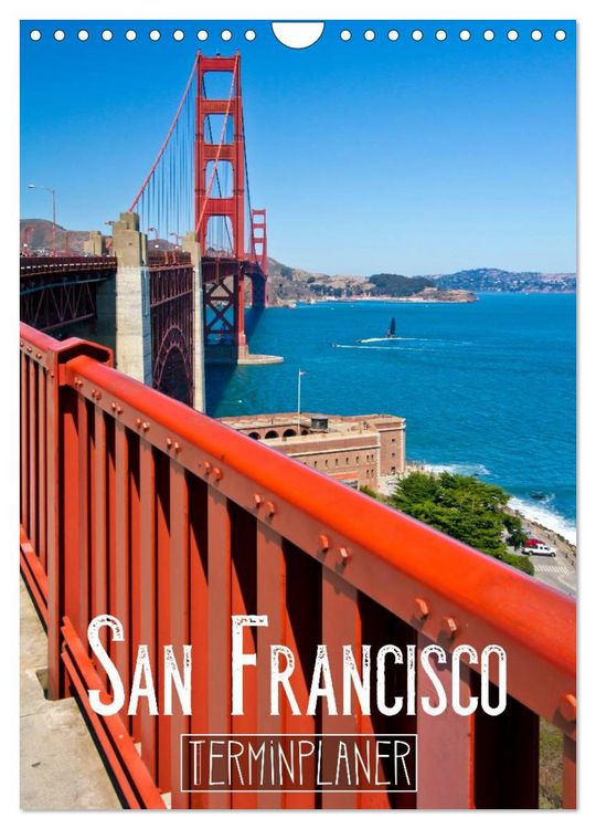 Produktbild: SAN FRANCISCO Terminplaner (Wandkalender 2026 DIN A4 hoch), CALVENDO Monatskalender