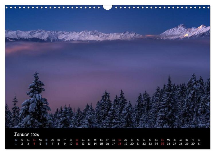 Produktbild: Tiroler Stimmungen (Wandkalender 2026 DIN A3 quer), CALVENDO Monatskalender