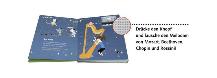 Produktbild: Mein kleines Musikbuch &ndash; Instrumente spielen Rossini, Chopin & Co