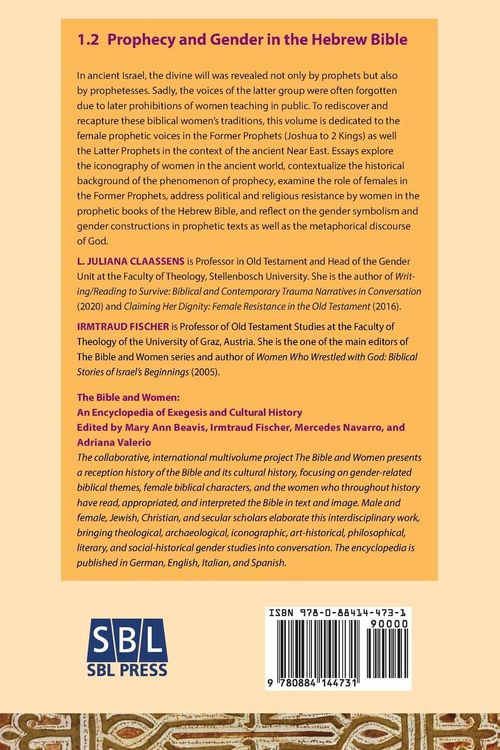 Produktbild: Prophecy and Gender in the Hebrew Bible