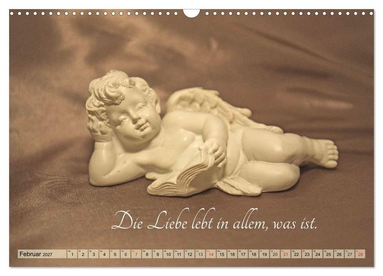 Produktbild: Engel - Die Worte der Liebe (Wandkalender 2027 DIN A3 quer), CALVENDO Monatskalender