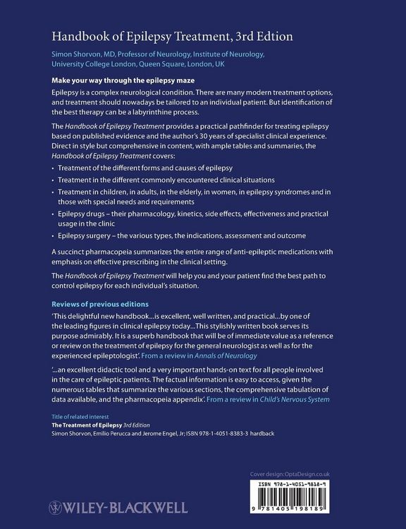 Produktbild: Handbook Epilepsy Treatment 3e