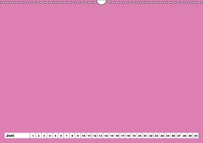 Produktbild: Bunter Bastelkalender f&uuml;r M&auml;dchen (Wandkalender immerw&auml;hrend DIN A3 quer)