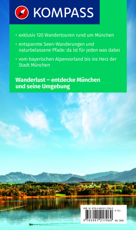 Produktbild: KOMPASS Wanderlust M&uuml;nchen und Umgebung