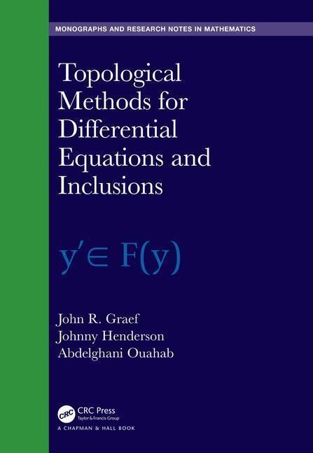 Produktbild: Graef, J: Topological Methods for Differential Equations and
