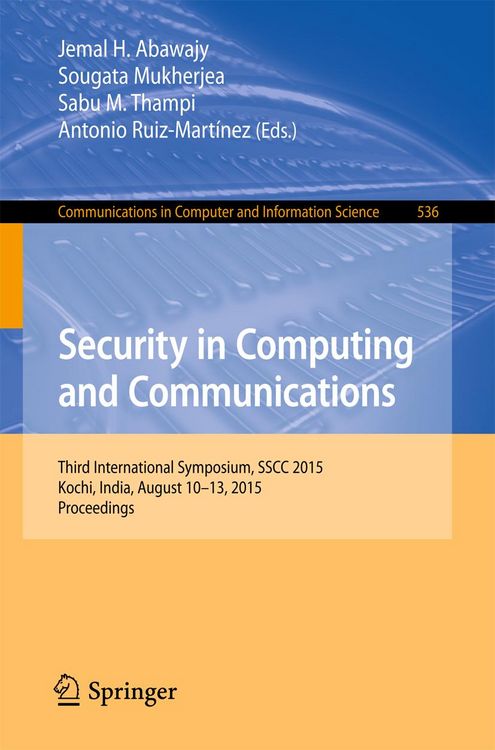 Produktbild: Security in Computing and Communications