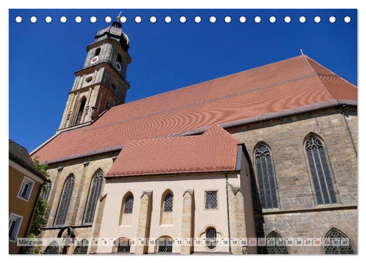 Produktbild: Amberg - Stadt zwischen Tradition und Moderne (Tischkalender 2026 DIN A5 quer), CALVENDO Monatskalender