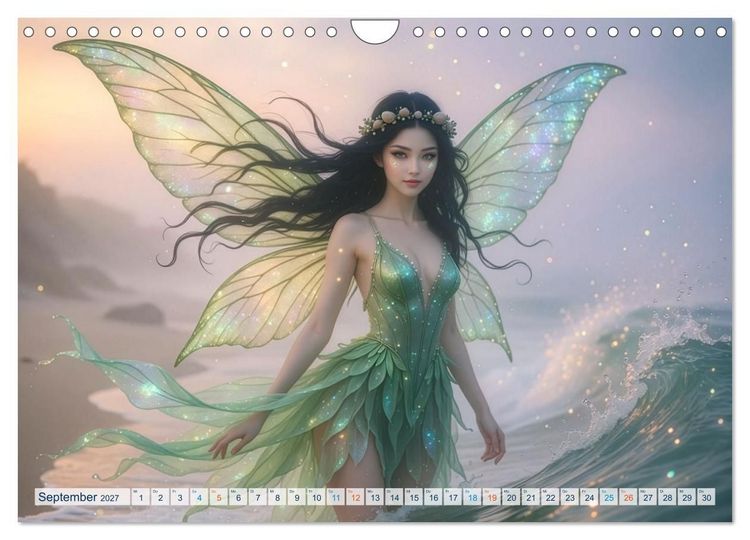 Produktbild: Das Jahr der Zauberwesen (Wandkalender 2027 DIN A4 quer), CALVENDO Monatskalender