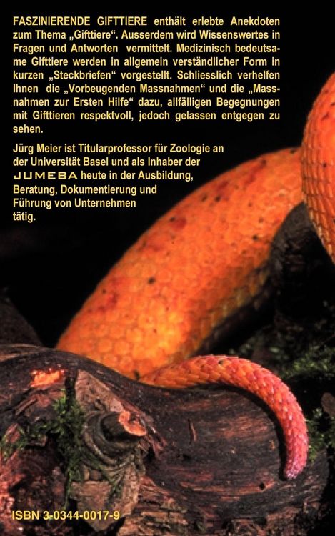 Produktbild: Faszinierende Gifttiere