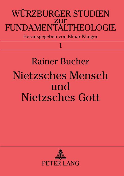 Produktbild: Nietzsches Mensch und Nietzsches Gott