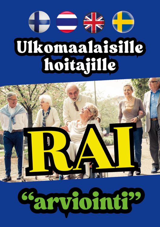 Produktbild: RAI arviointi Ulkomaalaisille hoitajille