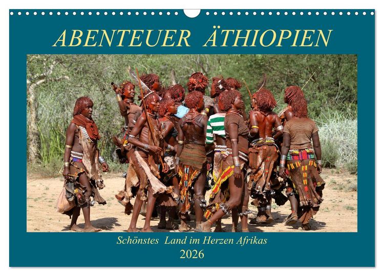 Produktbild: Abenteuer &Auml;thiopien (Wandkalender 2026 DIN A3 quer), CALVENDO Monatskalender