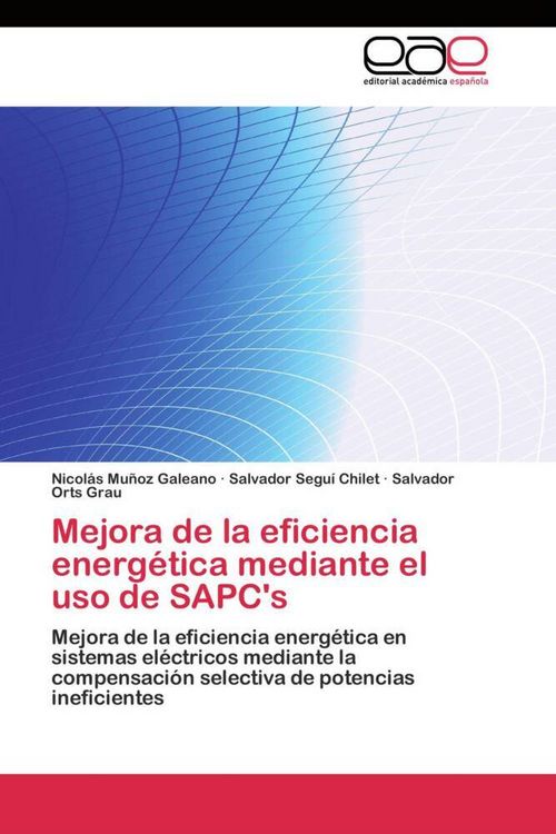 Produktbild: Mejora de la eficiencia energ&eacute;tica mediante el uso de SAPC's