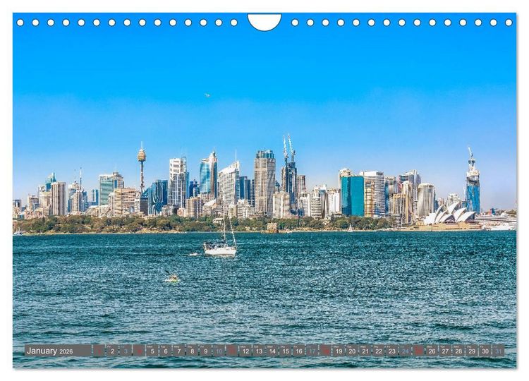 Produktbild: Australia - Metropolises &bull; Outback &bull; Rainforest &bull; Koalas (Wall Calendar 2026 DIN A4 landscape), CALVENDO 12 Month Wall Calendar