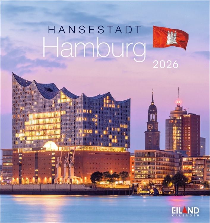 Produktbild: Hansestadt Hamburg Postkartenkalender 2026