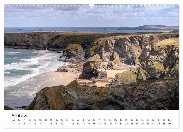 Produktbild: Foto-Momente S&uuml;d-England - Magische Orte (hochwertiger Premium Wandkalender 2026 DIN A2 quer), Kunstdruck in Hochglanz