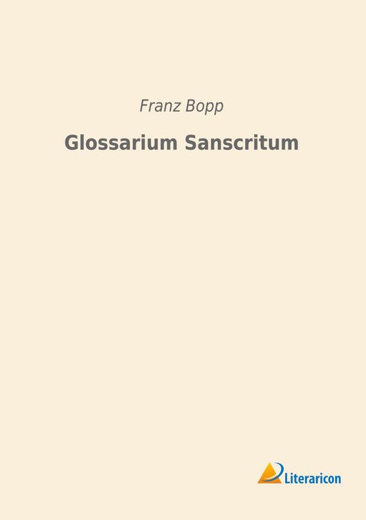 Produktbild: Glossarium Sanscritum