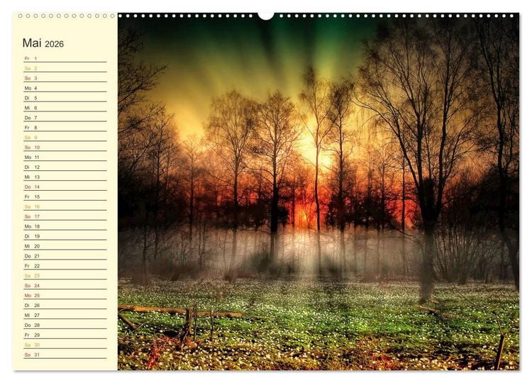 Produktbild: Friesland, verzauberte Landschaft an der Nordsee (hochwertiger Premium Wandkalender 2026 DIN A2 quer), Kunstdruck in Hochglanz