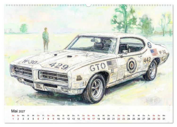 Produktbild: Steroide auf vier R&auml;dern (Wandkalender 2027 DIN A2 quer), CALVENDO Monatskalender