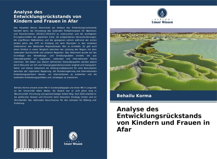 Produktbild: Analyse des Entwicklungsr&uuml;ckstands von Kindern und Frauen in Afar