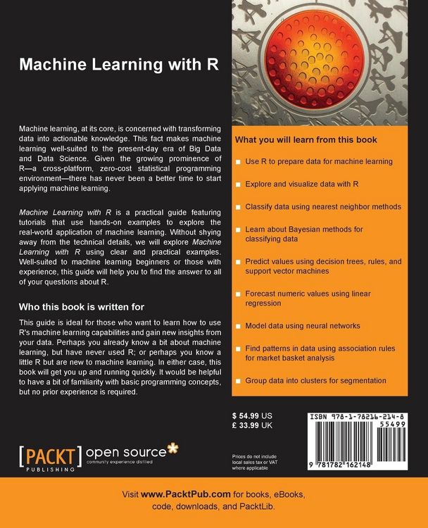 Produktbild: Machine Learning with R