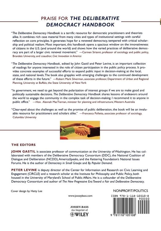 Produktbild: The Deliberative Democracy Handbook