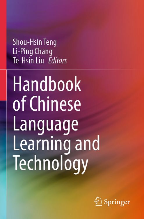 Produktbild: Handbook of Chinese Language Learning and Technology