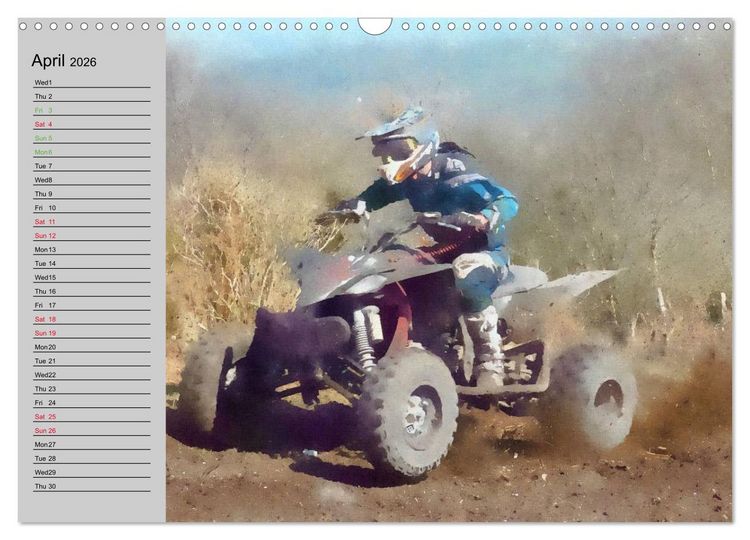 Produktbild: Enduro Racing (Wall Calendar 2026 DIN A3 landscape), CALVENDO 12 Month Wall Calendar