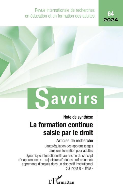 Produktbild: La formation continue saisie par le droit