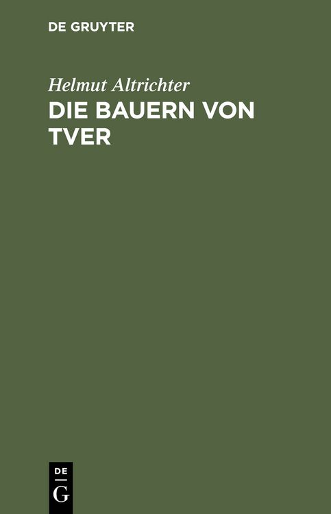 Produktbild: Die Bauern von Tver