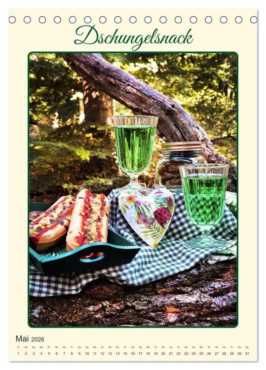 Produktbild: Aus Liebe: Picknick f&uuml;r Zwei (Tischkalender 2026 DIN A5 hoch), CALVENDO Monatskalender