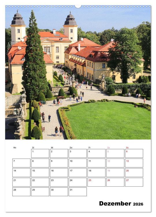 Produktbild: Schloss F&uuml;rstenstein in Polen - ein Reiseplaner (Wandkalender 2026 DIN A2 hoch), CALVENDO Monatskalender