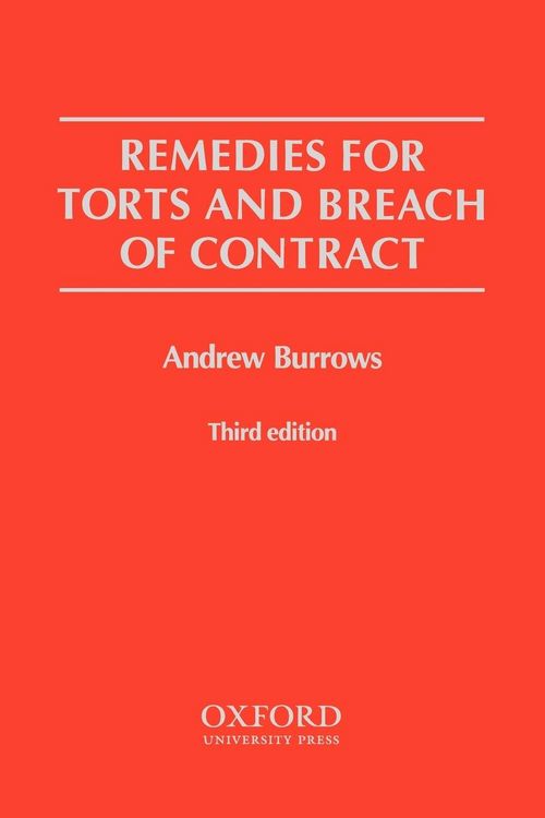 Produktbild: Remedies for Torts and Breach of Contract