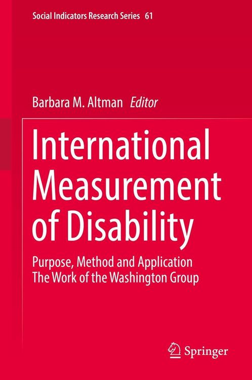 Produktbild: International Measurement of Disability
