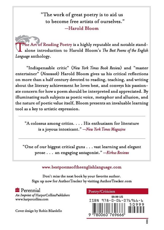 Produktbild: The Art of Reading Poetry