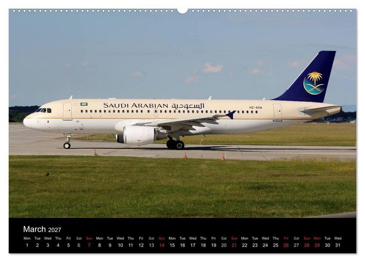 Produktbild: Airliners of the World (High Quality Premium Wall Calendar 2027 DIN A2 landscape),CALVENDO 12 Month Wall Calendar