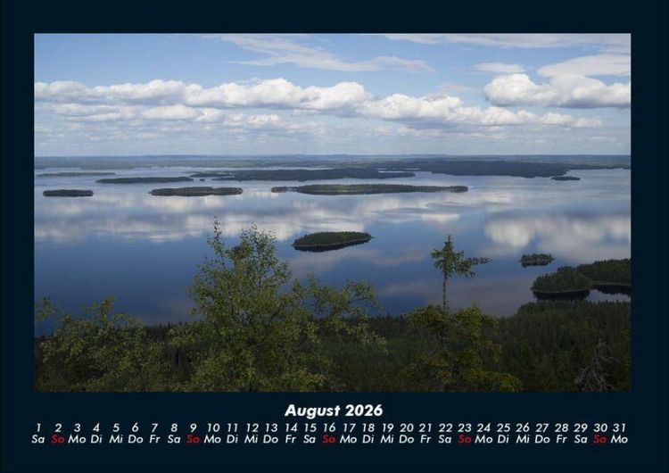 Produktbild: Die Seen der Erde 2026 Fotokalender DIN A4