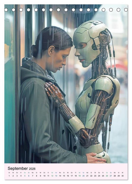 Produktbild: Sci-fi Welten - Fantasiebilder (Tischkalender 2026 DIN A5 hoch), CALVENDO Monatskalender