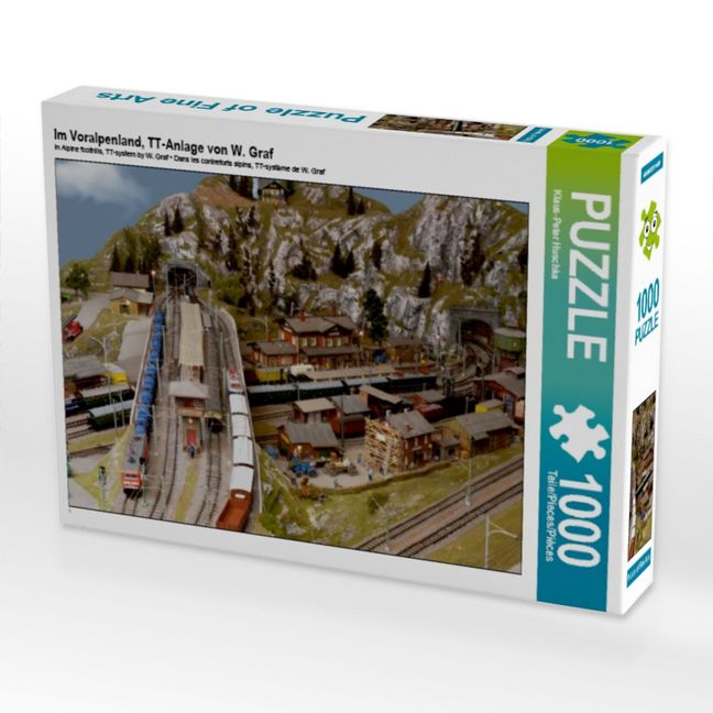 Produktbild: CALVENDO Puzzle Im Voralpenland, TT-Anlage von W. Graf 1000 Teile Puzzle quer | 1000 Teile Lege-Gr&ouml;&szlig;e 64 &times; 48 cm Foto-Puzzle f&uuml;r gl&uuml;ckliche Stunden