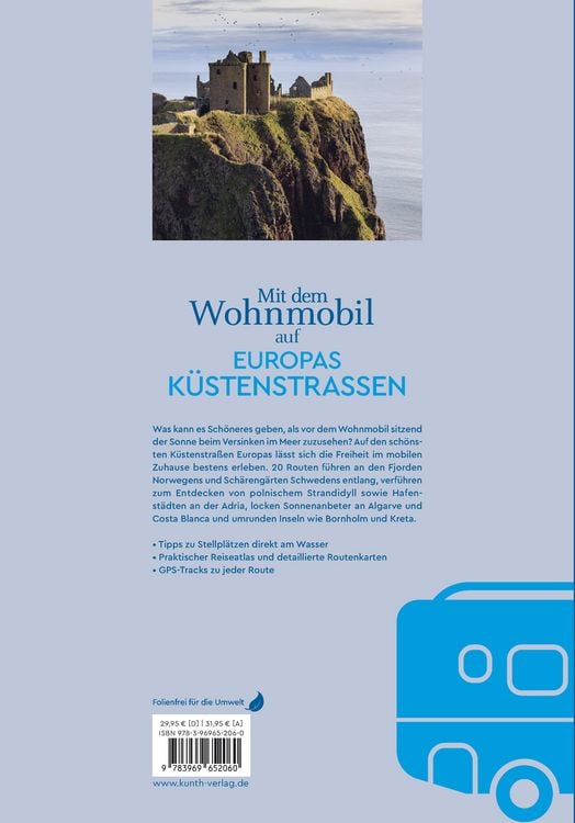 KUNTH Mit dem Wohnmobil auf Europas Küstenstraßen