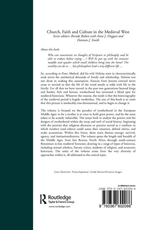 Produktbild: Motherhood, Religion, and Society in Medieval Europe, 400-1400