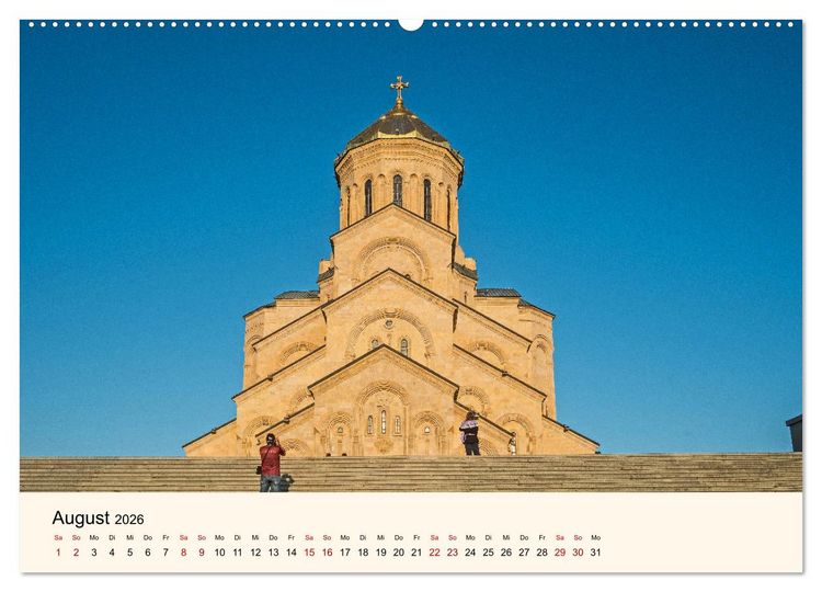 Produktbild: Tiflis - Die Metropole Georgiens (Wandkalender 2026 DIN A2 quer), CALVENDO Monatskalender
