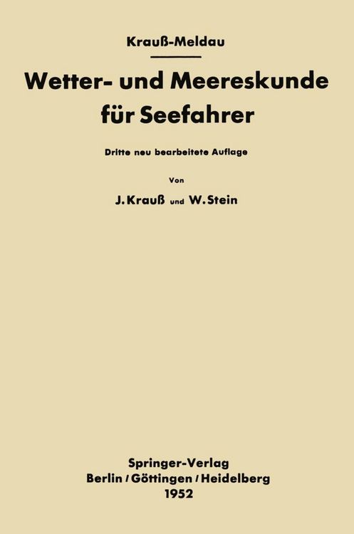 Produktbild: Wetter- und Meereskunde f&uuml;r Seefahrer
