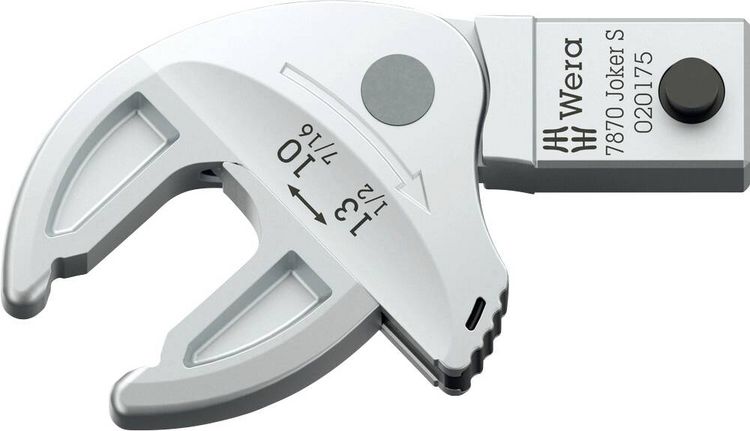 Produktbild: Wera 05020175001 7870 Joker S Selbstjustierender Einsteck-Maulschl&uuml;ssel Schl&uuml;sselweite (Metrisch) 10 - 13 mm Schl&uuml;sselweite (Zoll) 1/2" - 7/16"