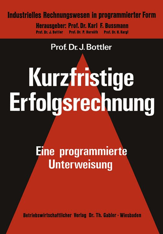 Produktbild: Kurzfristige Erfolgsrechnung