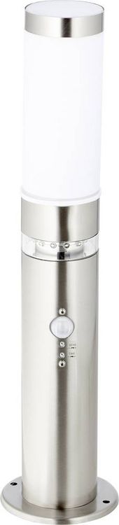 Produktbild: Brilliant G46789/82 Außenstandleuchte mit Bewegungsmelder Energiesparlampe, LED E27, LED fest eingebaut 60.84 W Edelstahl