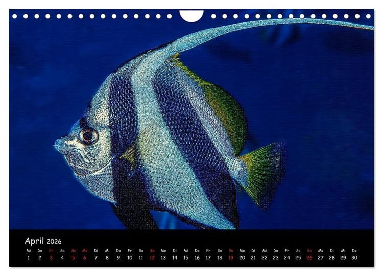 Produktbild: Die Welt unter Wasser (Wandkalender 2026 DIN A4 quer), CALVENDO Monatskalender
