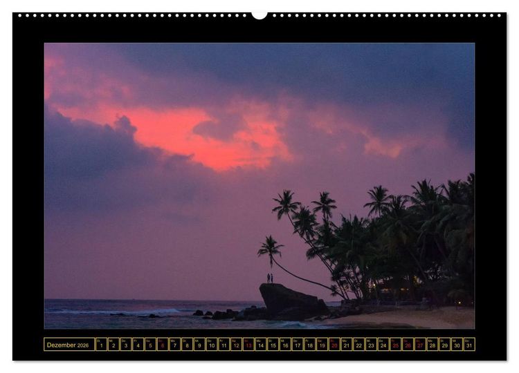 Produktbild: Sri Lanka - Landschaft und Kultur (Wandkalender 2026 DIN A2 quer), CALVENDO Monatskalender