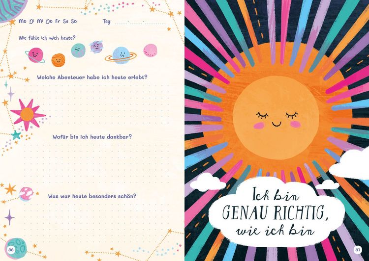 Produktbild: Ich bin stark und wunderbar &ndash; Das illustrierte Gef&uuml;hlstagebuch f&uuml;r Kinder ab 6 Jahren